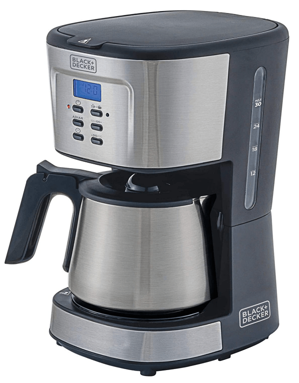 cafeteira programavel gourmand black and decker